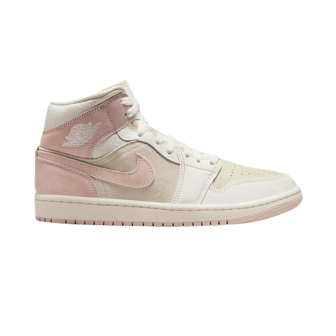 Nike Air Jordan 1 Mid SE Pink / White / Sail - Missing Box Lid