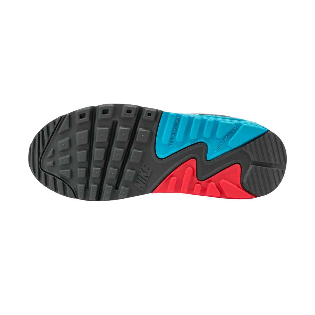 Nike Air Max 90 GS Leather White / Red / Blue - Missing Box Lid