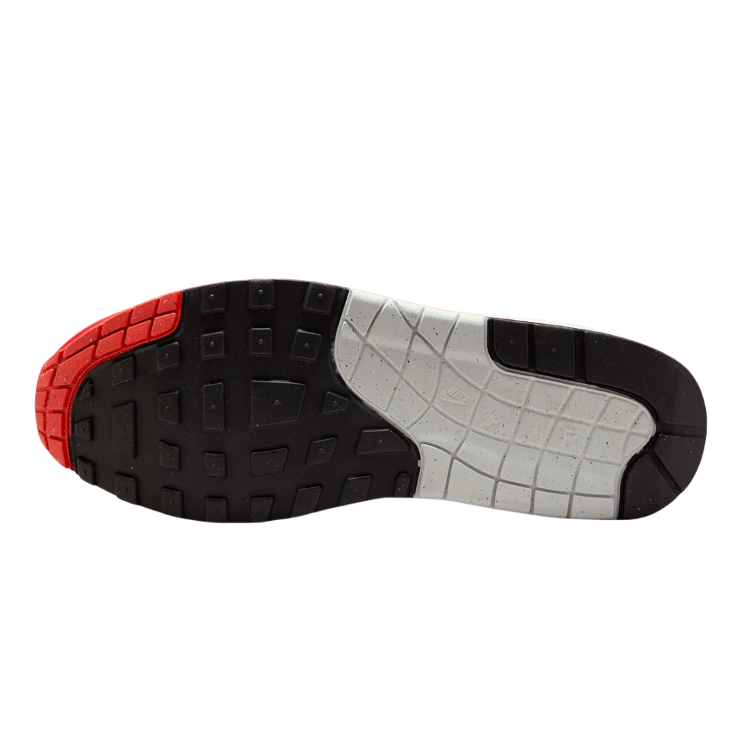 Nike Air Max 1 Essential Grey / Black / Red - Missing Box Lid