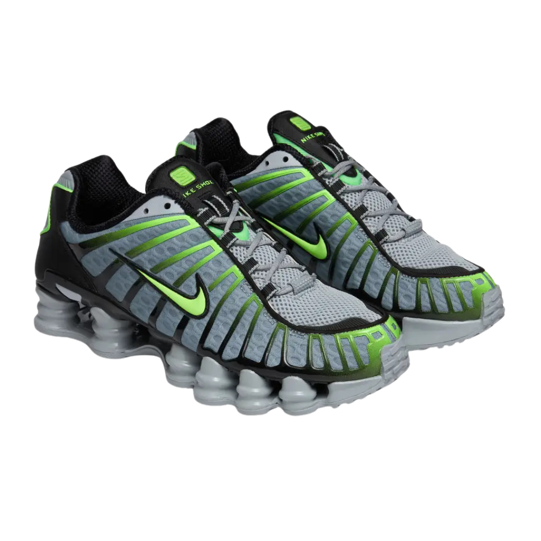 Nike Shox TL Wolf Grey / Lime Blast - Missing Box Lid