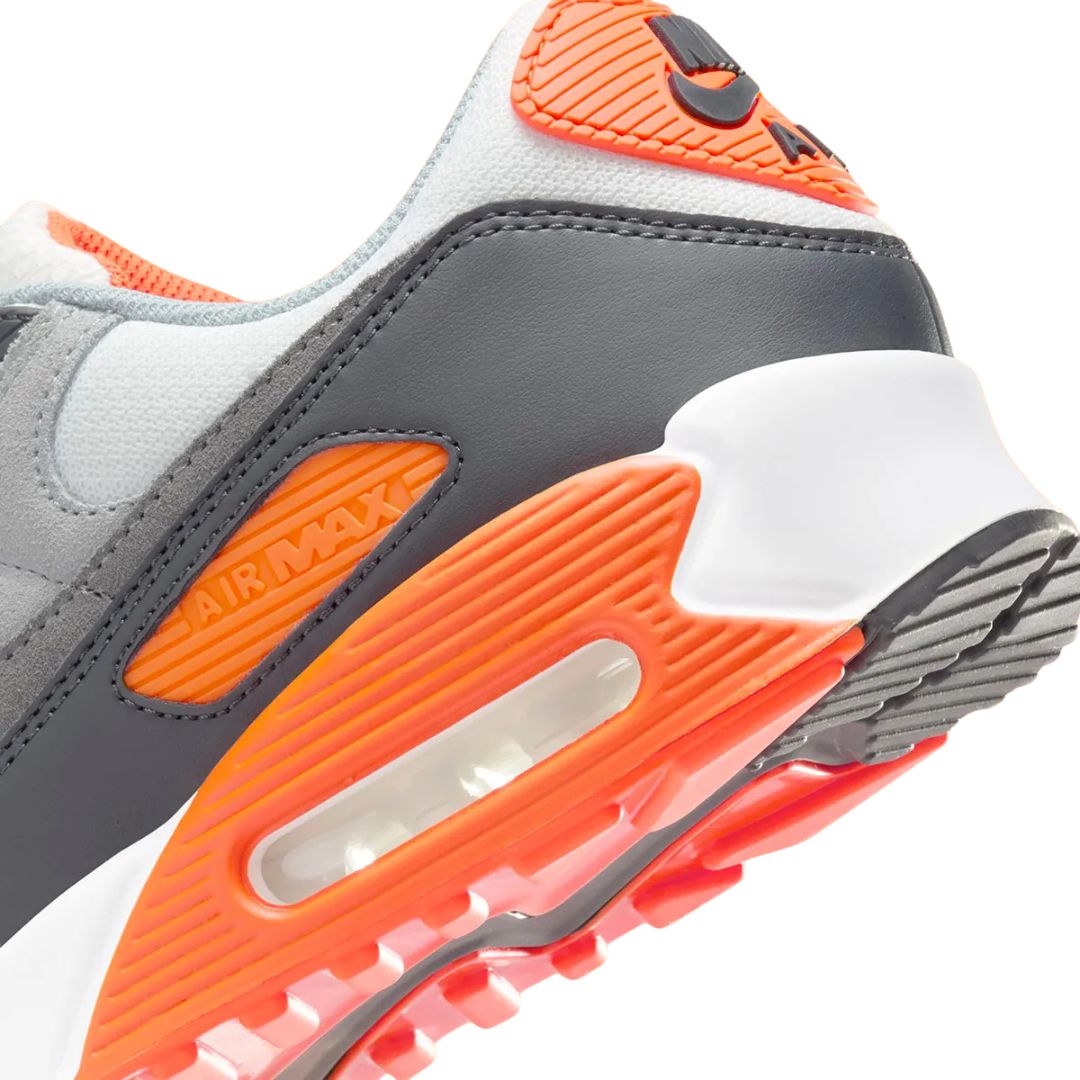 Nike Air Max 90 White / Grey / Orange / Black