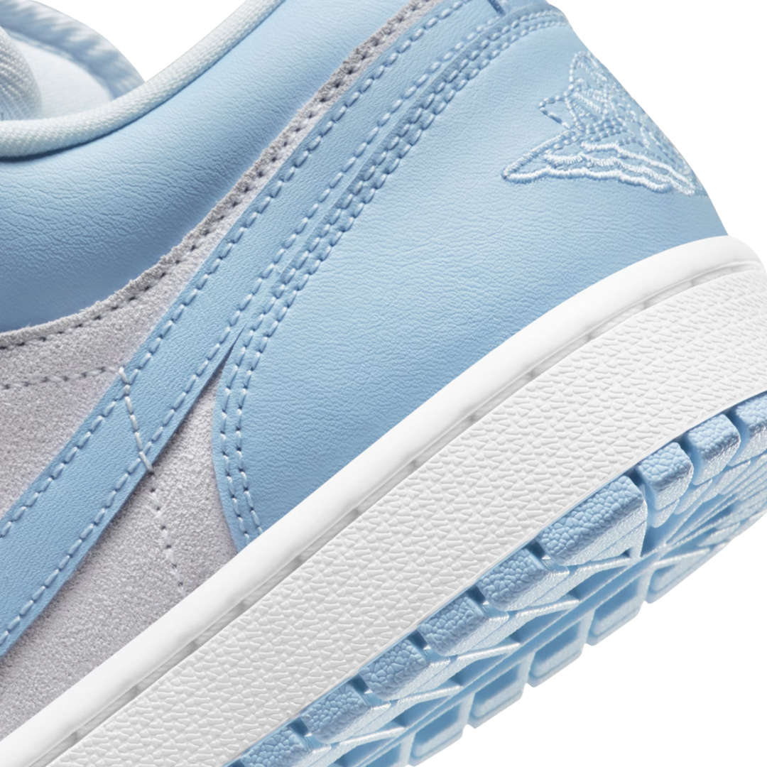 Nike Air Jordan 1 Low University Blue / Grey Suede - Missing Box Lid