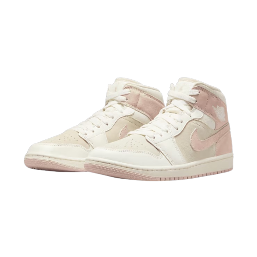 Nike Air Jordan 1 Mid SE Pink / White / Sail - Missing Box Lid