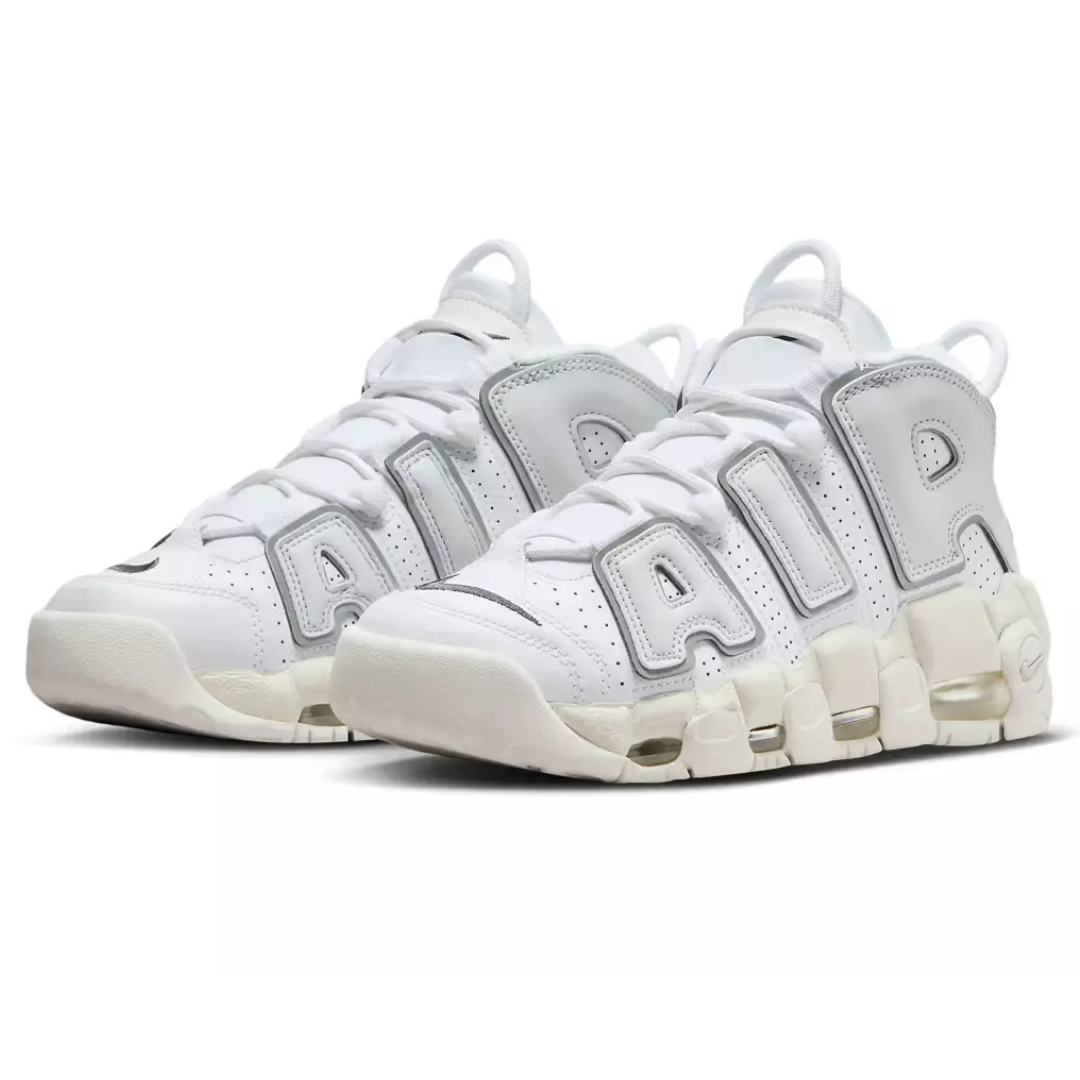 Nike More Uptempo White / Grey - Missing Box Lid