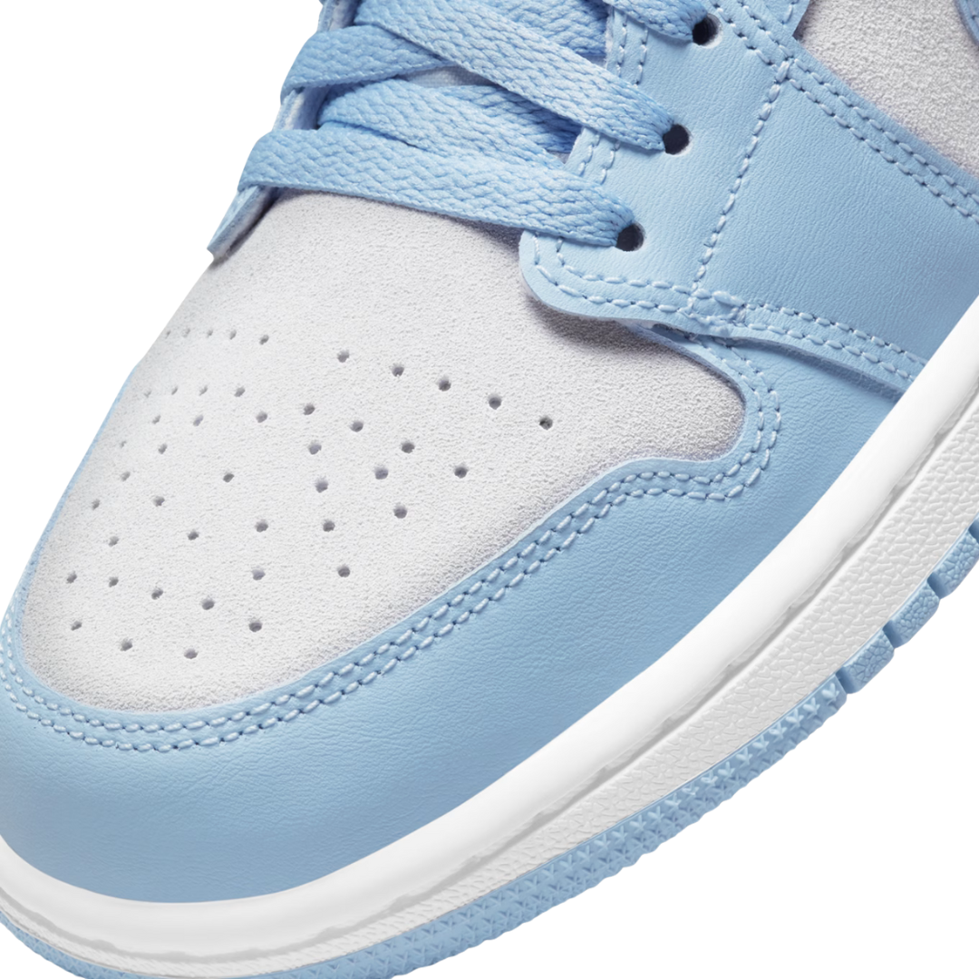 Nike Air Jordan 1 Low University Blue / Grey Suede - Missing Box Lid