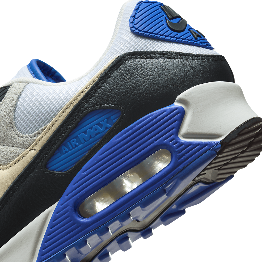 Nike Air Max 90 Premium Racer Blue / Beige / Black - Missing Box Lid