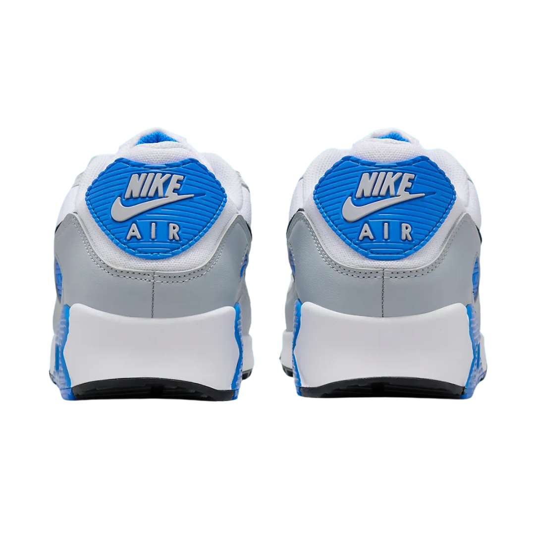 Nike Air Max 90 White / Black / Photo Blue - Missing Box Lid