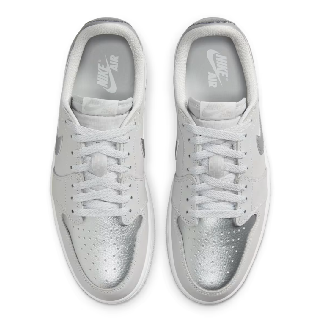 Nike Air Jordan 1 Retro Low OG Grey / Metallic Silver - Missing Box Lid