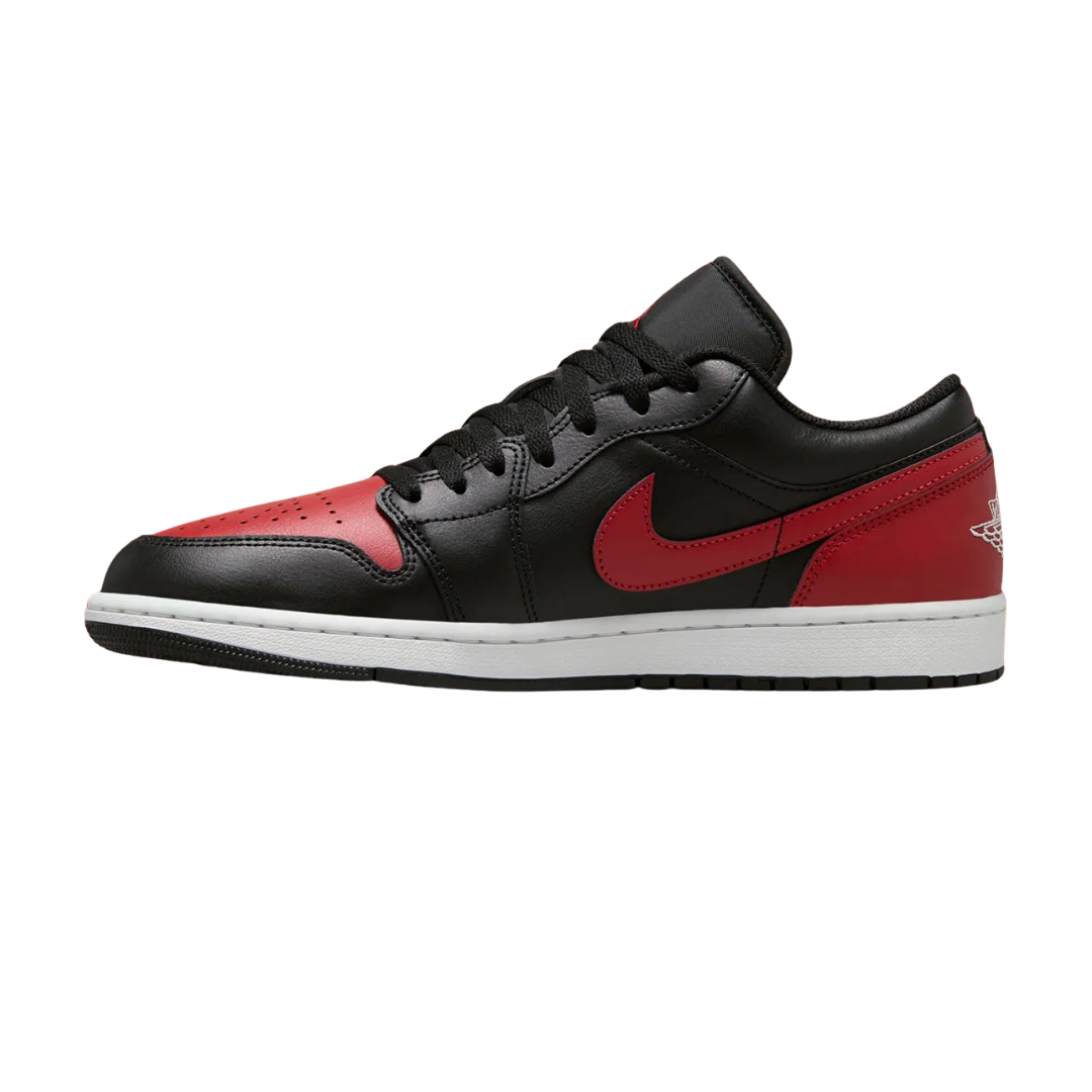 Nike Air Jordan 1 Low Black / Varsity Red - Missing Box Lid