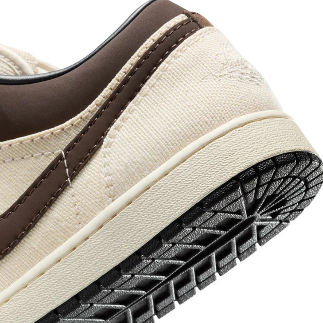 Nike Air Jordan 1 Low Premium Canvas Beige / Brown