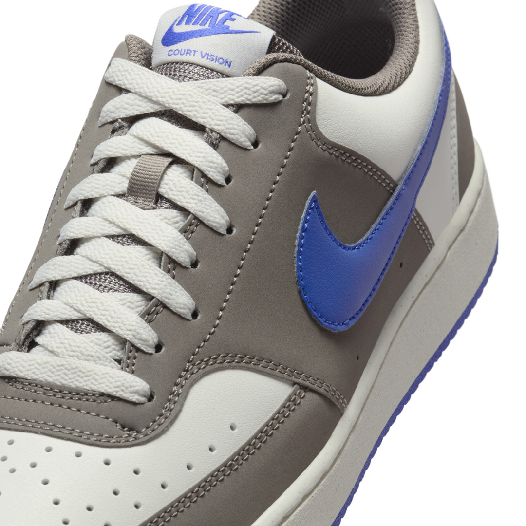 Nike Court Vision Low Sail / Hyper Royal / Cave Stone - Missing Box Lid