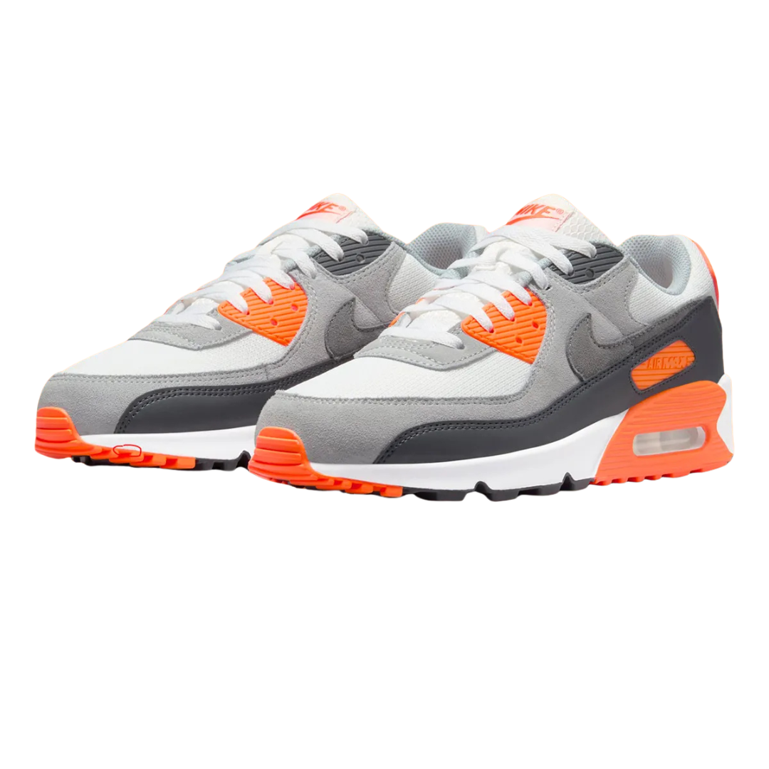 Nike Air Max 90 White / Grey / Orange / Black