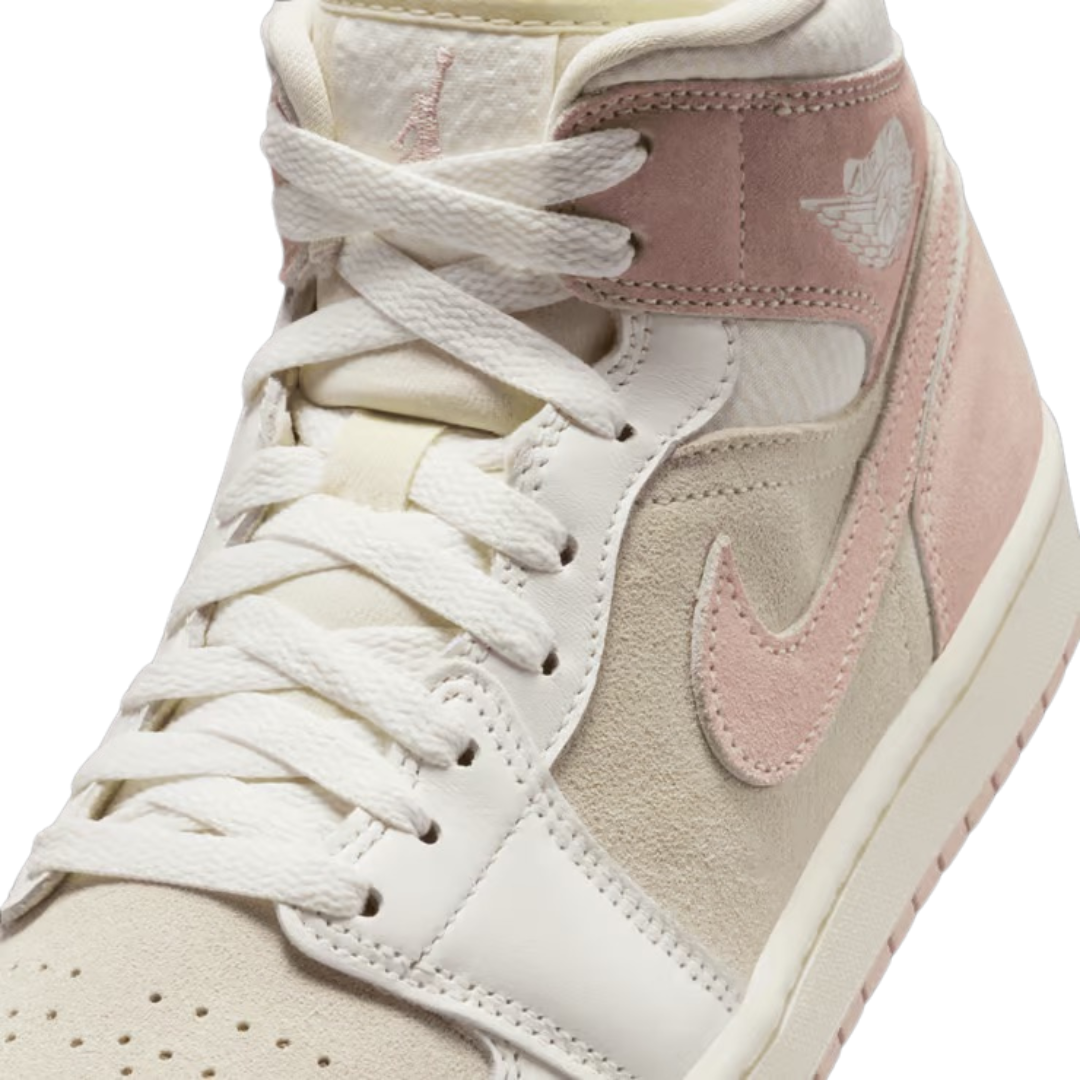 Nike Air Jordan 1 Mid SE Pink / White / Sail - Missing Box Lid