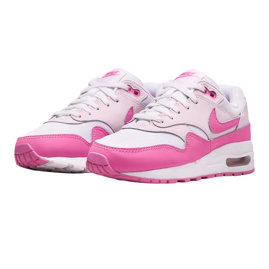 Nike Air Max 1 GS White / Playful Pink