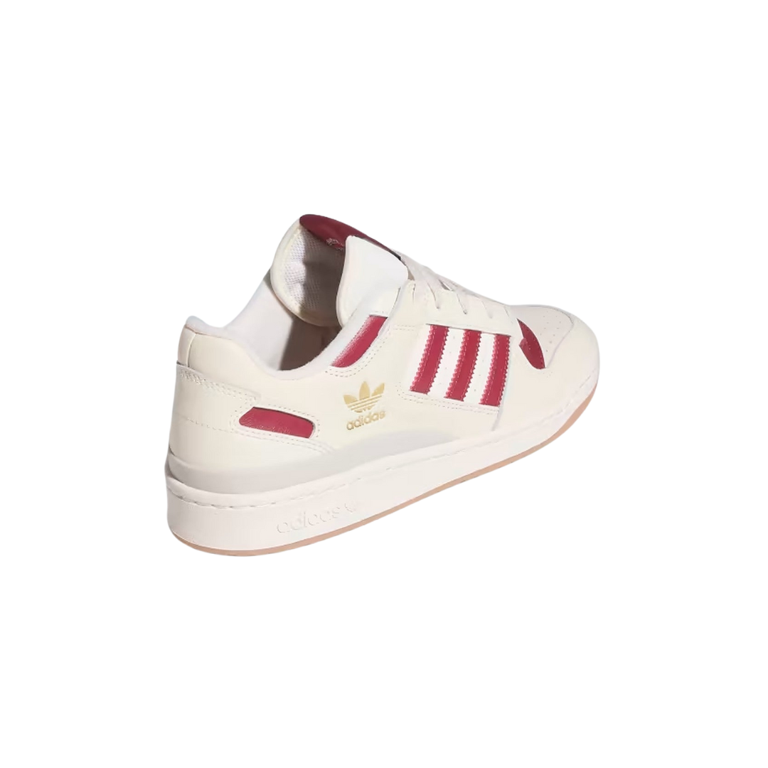 Adidas Forum Low CL Off-White/Bordeaux/Gold