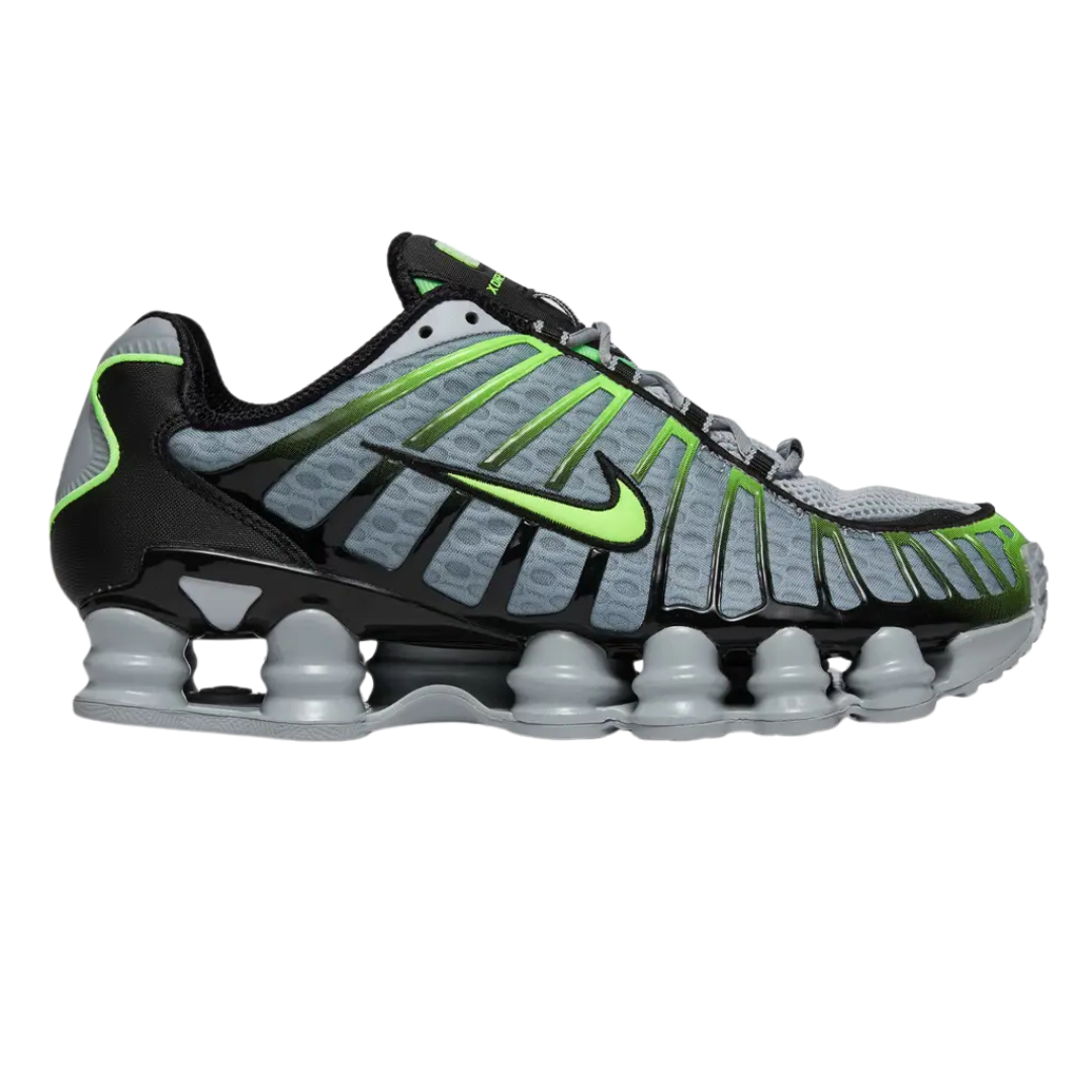 Nike Shox TL Wolf Grey / Lime Blast - Missing Box Lid