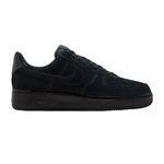 Nike Air Force 1 Low '07 - Triple Black Suede Patent Leather