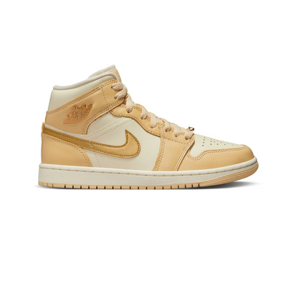 Nike Air Jordan 1 Mid SE Pale Vanilla Gold