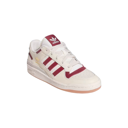 Adidas Forum Low CL Off-White/Bordeaux/Gold