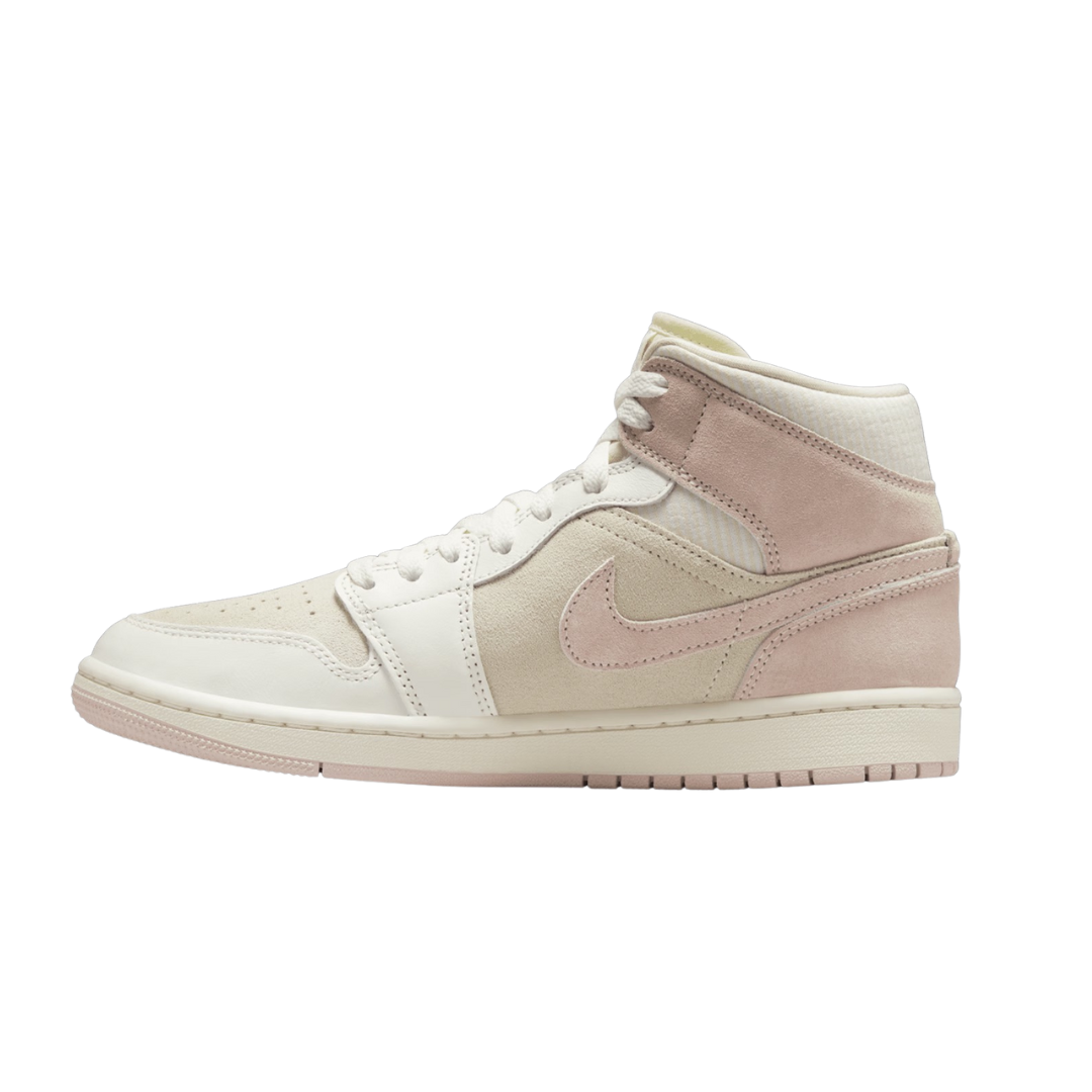 Nike Air Jordan 1 Mid SE Pink / White / Sail - Missing Box Lid
