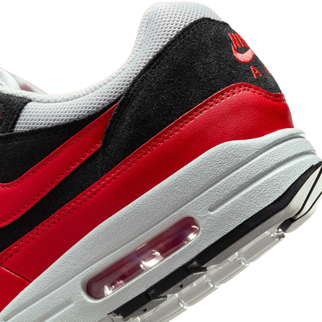 Nike Air Max 1 Essential Grey / Black / Red - Missing Box Lid