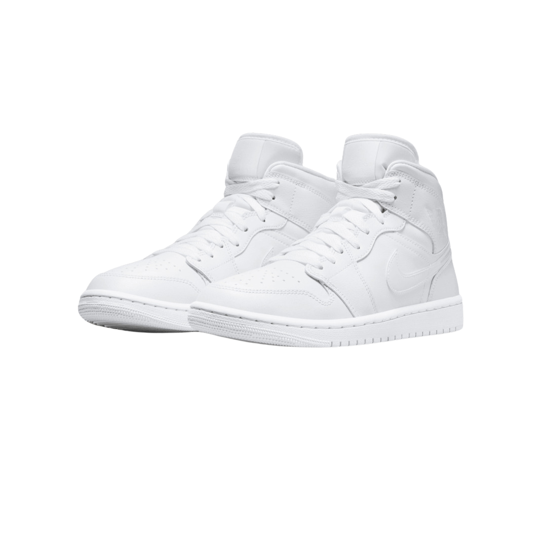 Nike Air Jordan 1 Mid 'Triple White' - Missing Box Lid