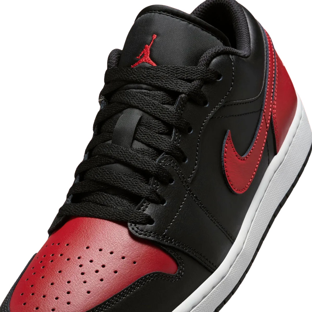 Nike Air Jordan 1 Low Black / Varsity Red - Missing Box Lid