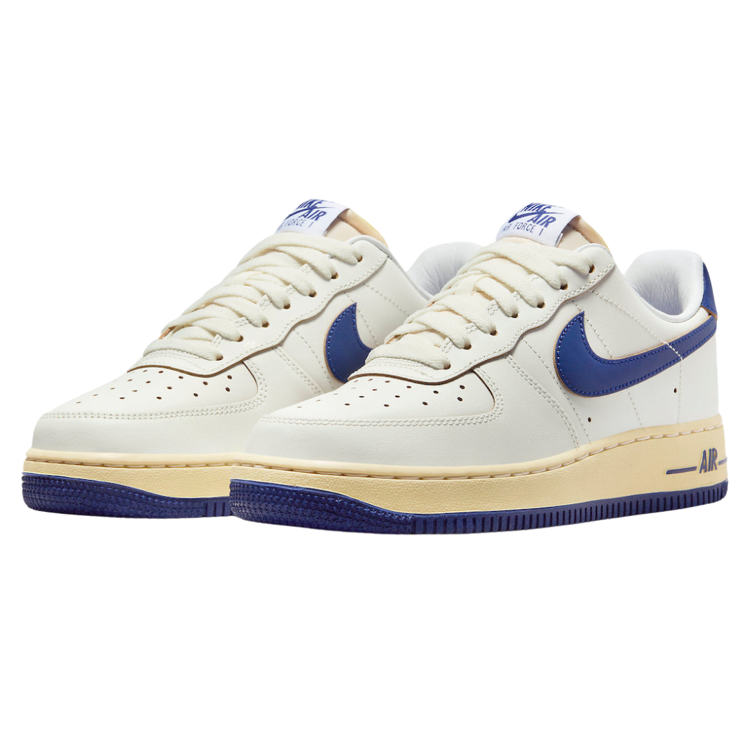 Nike Air Force 1 '07 - Vintage Sail / Royal Blue - Missing Box Lid