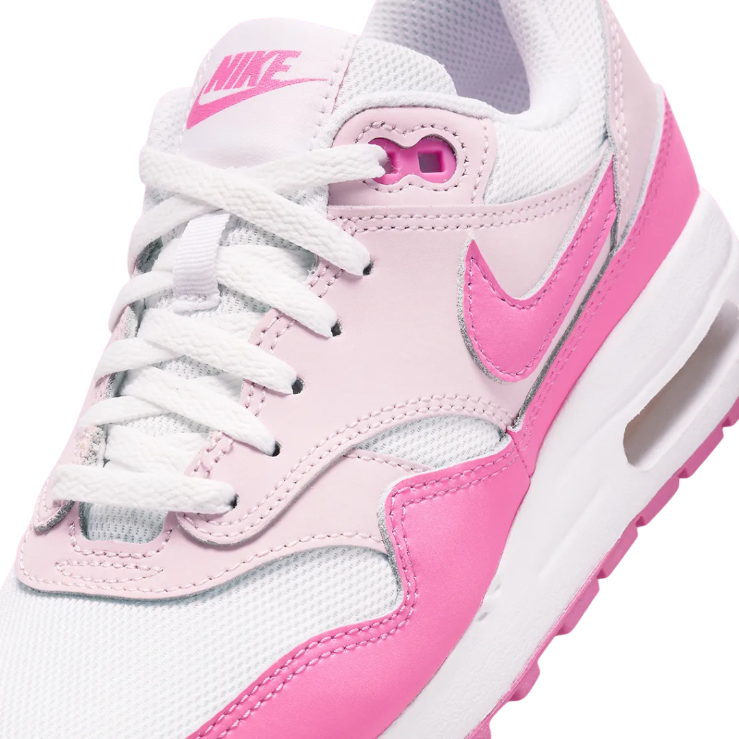 Nike Air Max 1 GS White / Playful Pink