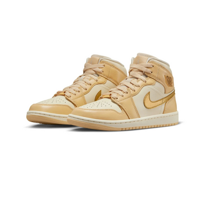 Nike Air Jordan 1 Mid SE Pale Vanilla Gold