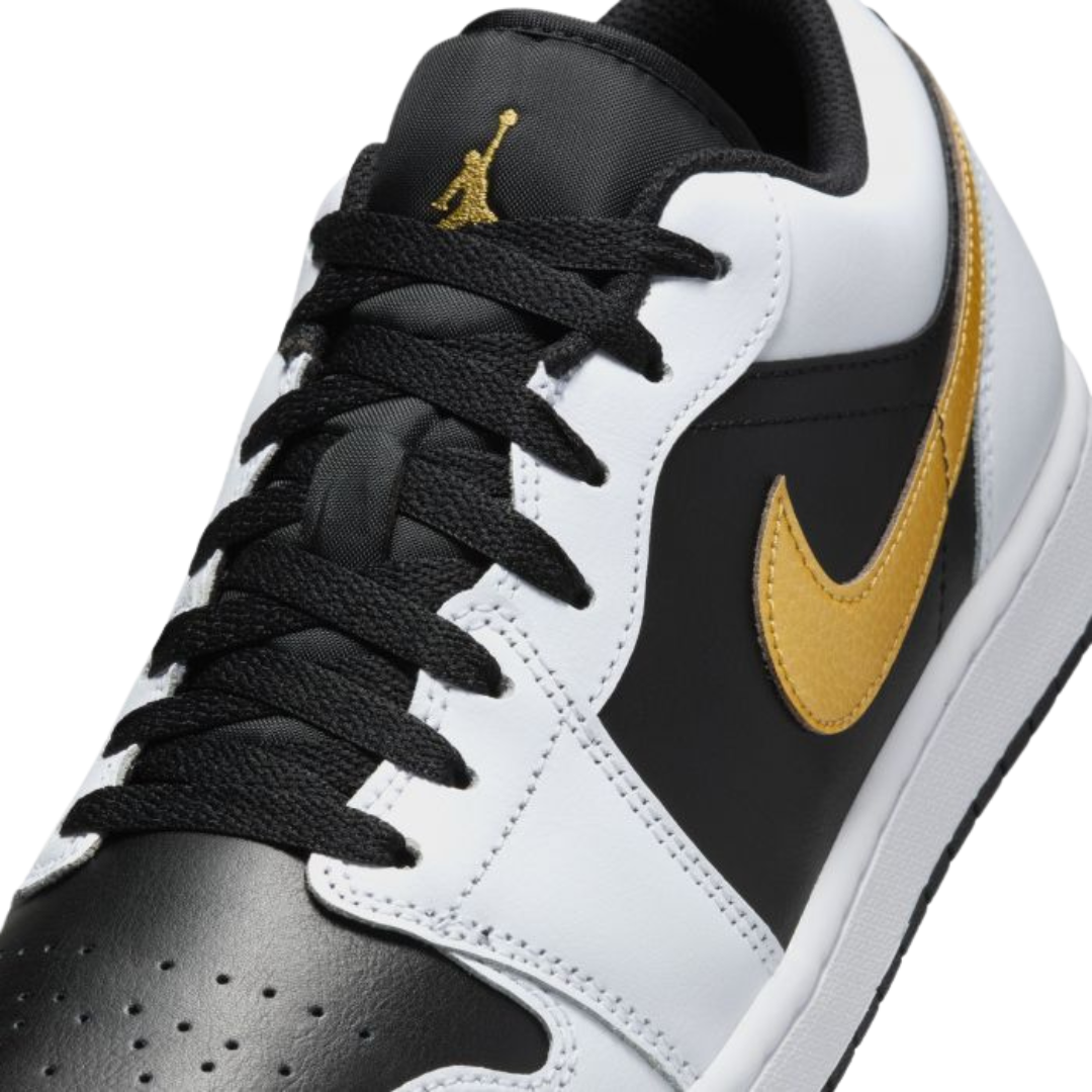 Nike Air Jordan 1 Low White / Black / Gold - Missing Box Lid