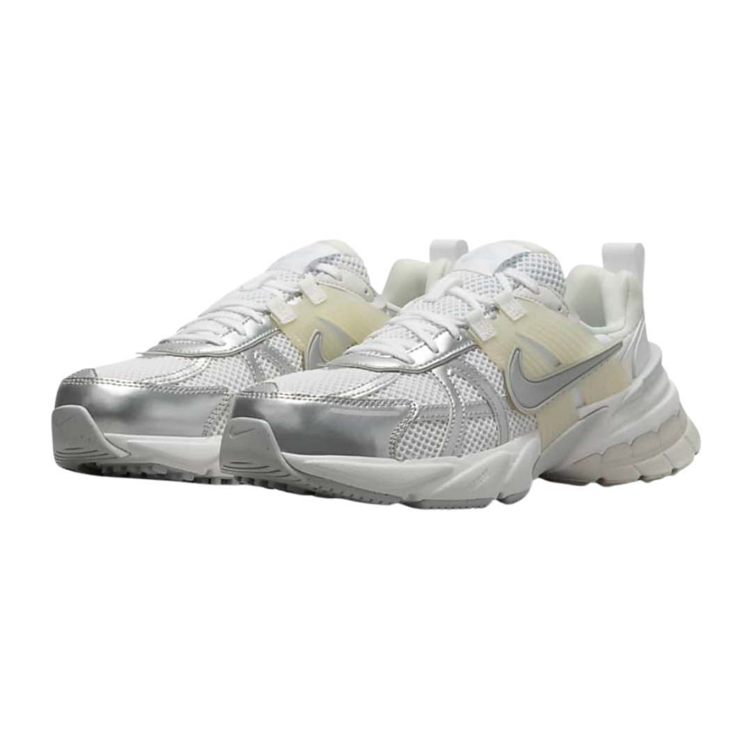 Nike V2K Run White Metallic Silver - Missing Box Lid