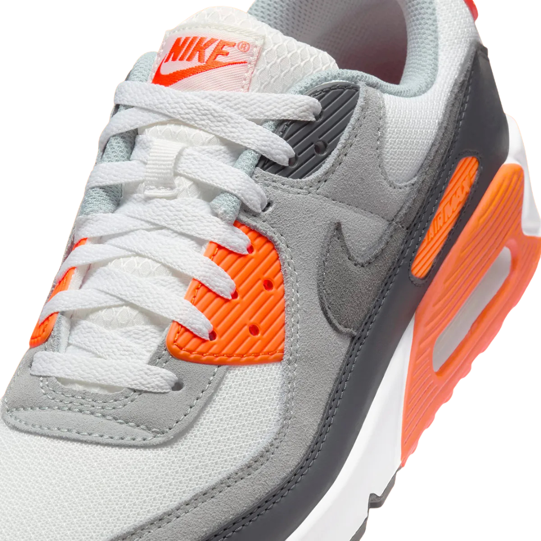 Nike Air Max 90 White / Grey / Orange / Black