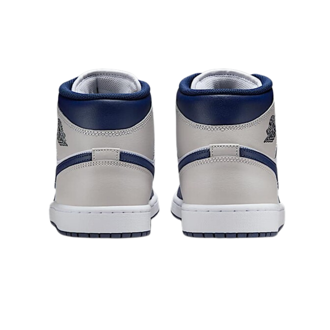 Nike Air Jordan 1 Mid Navy / Wolf Grey - Missing Box Lid