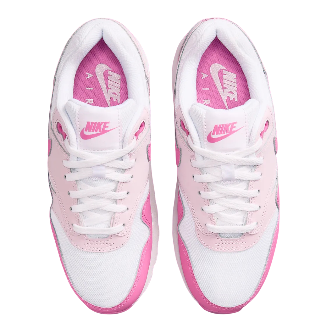Nike Air Max 1 GS White / Playful Pink