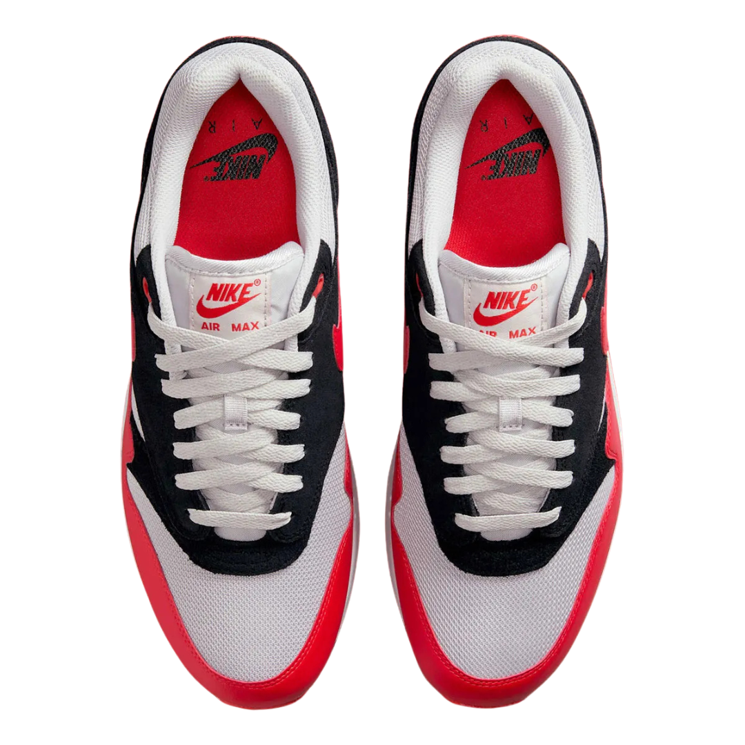 Nike Air Max 1 Essential Grey / Black / Red - Missing Box Lid