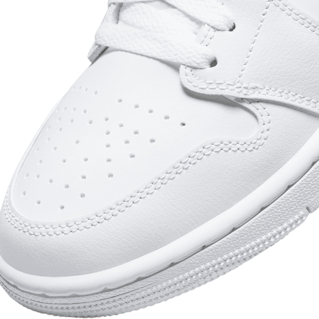 Nike Air Jordan 1 Mid 'Triple White' - Missing Box Lid