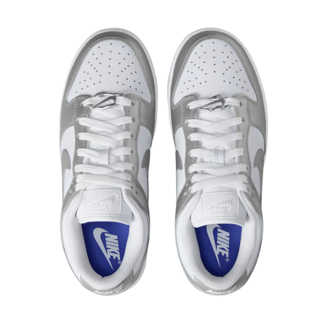 Nike Dunk Low Metallic Silver - Missing Box Lid