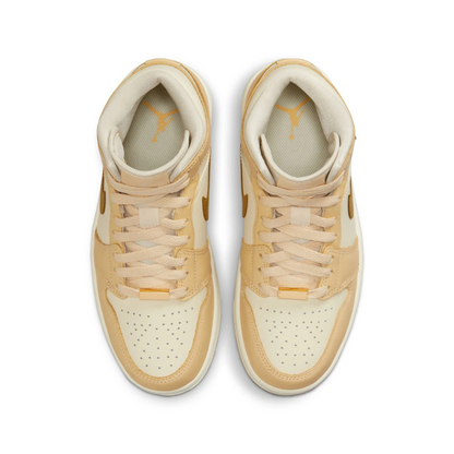 Nike Air Jordan 1 Mid SE Pale Vanilla Gold