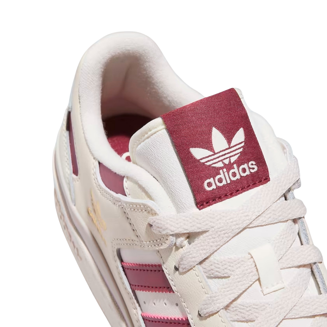 Adidas Forum Low CL Off-White/Bordeaux/Gold