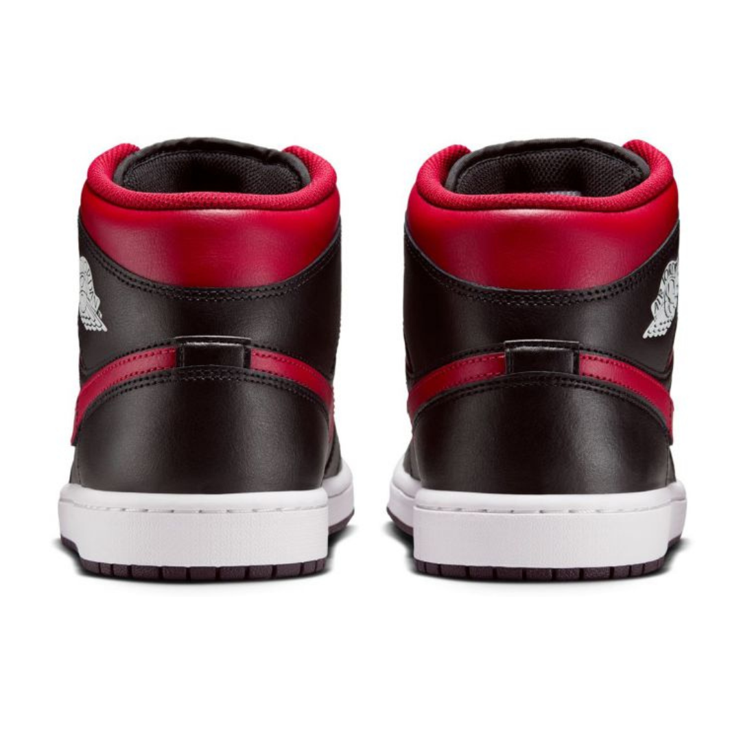 Nike Air Jordan 1 Mid Black / Varsity Red - Missing Box Lid