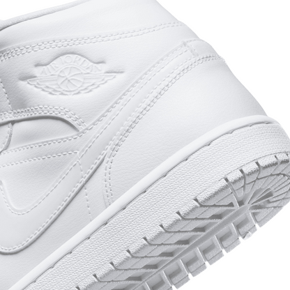 Nike Air Jordan 1 Mid 'Triple White' - Missing Box Lid