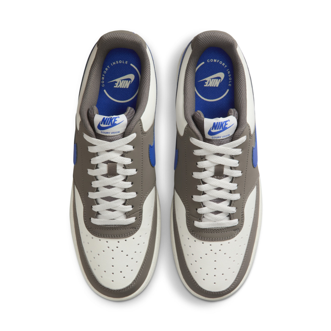 Nike Court Vision Low Sail / Hyper Royal / Cave Stone - Missing Box Lid