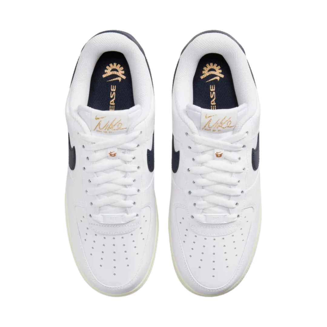 Nike Air Force 1 '07 Flyease White Vintage Sail Navy