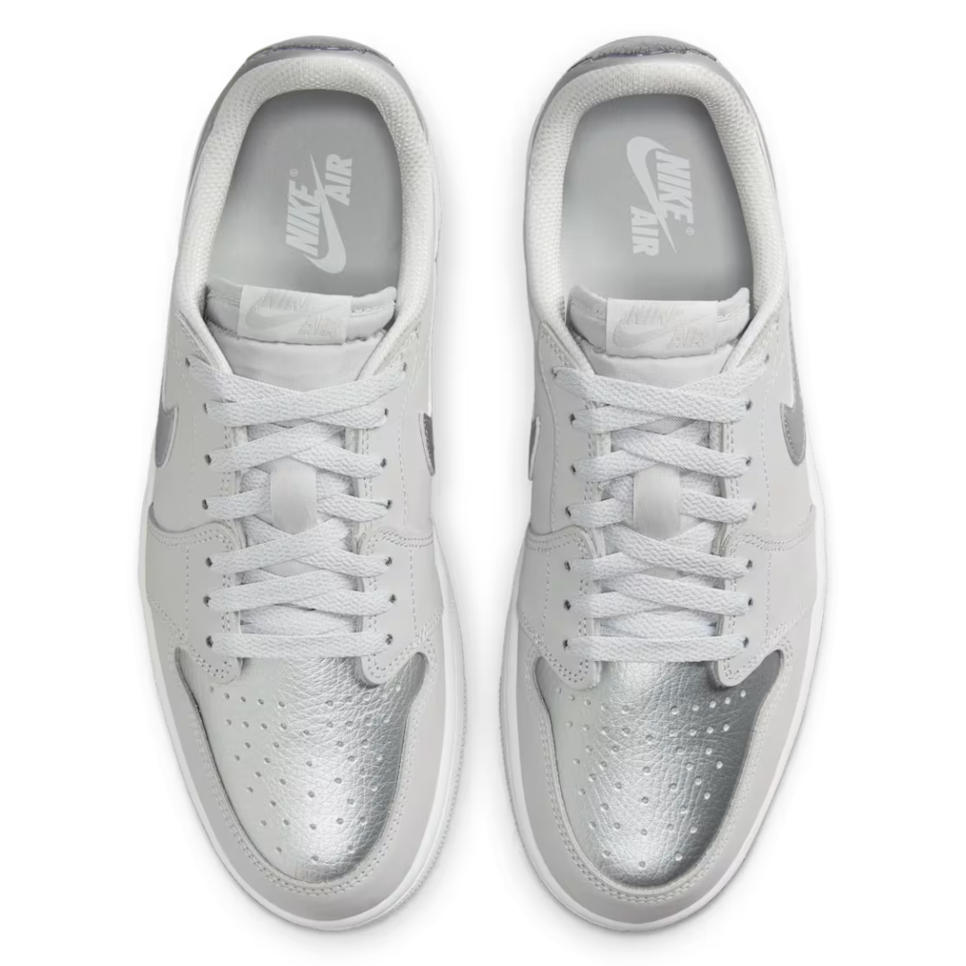 Nike Air Jordan 1 Retro Low OG Grey / Metallic Silver - Missing Box Lid