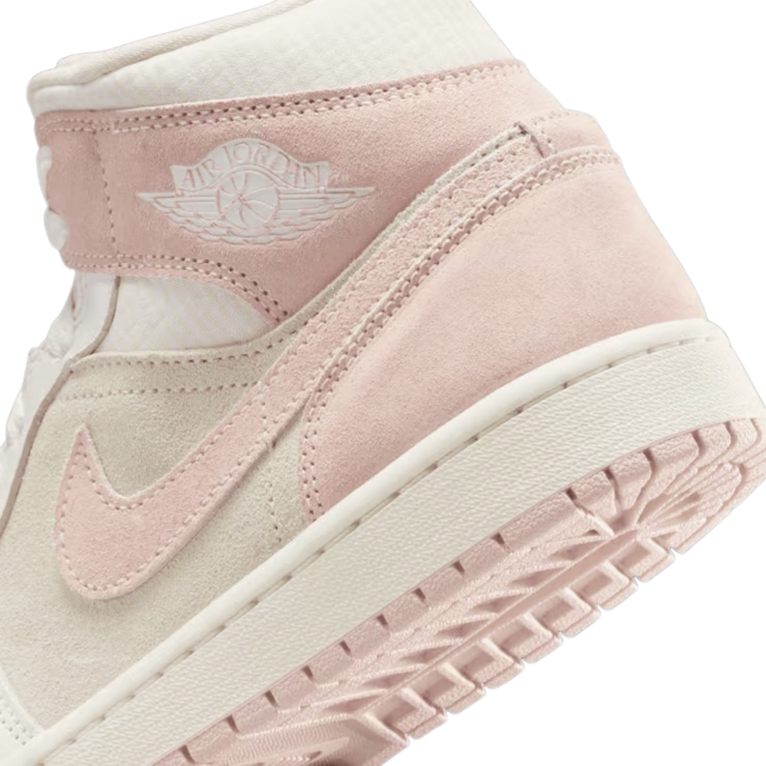 Nike Air Jordan 1 Mid SE Pink / White / Sail - Missing Box Lid