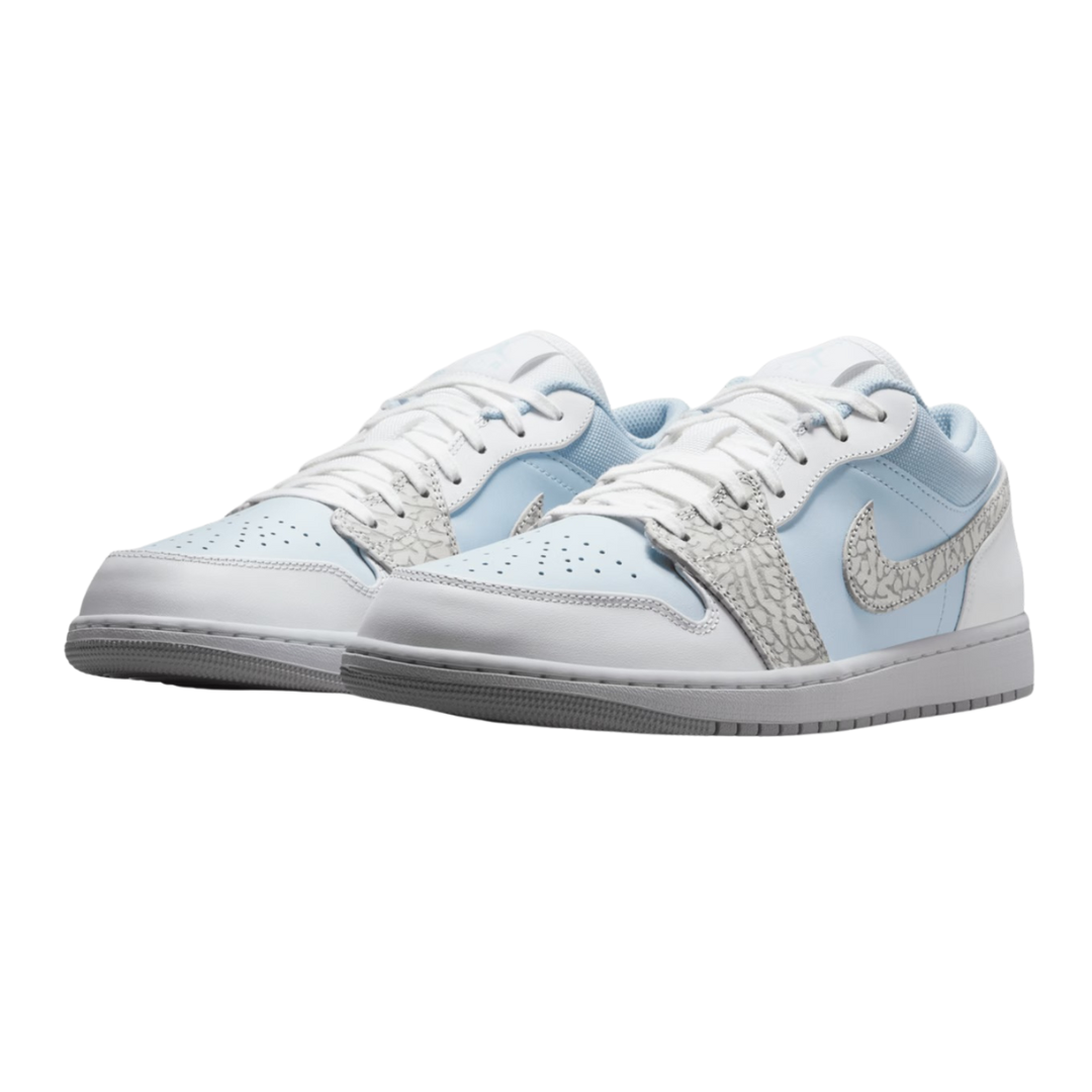 Nike Air Jordan 1 Low SE Blue Tint Elephant Print - Missing Box Lid