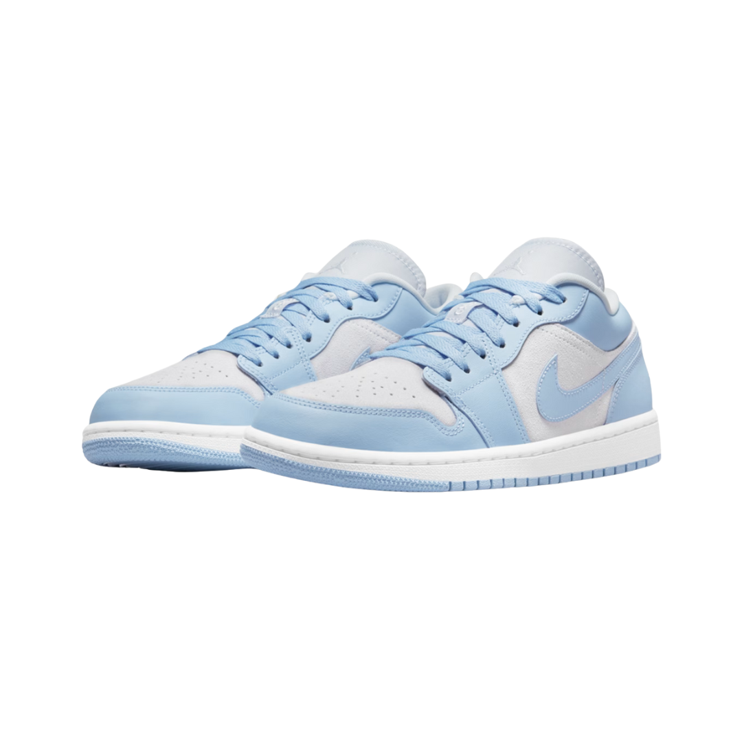Nike Air Jordan 1 Low University Blue / Grey Suede - Missing Box Lid