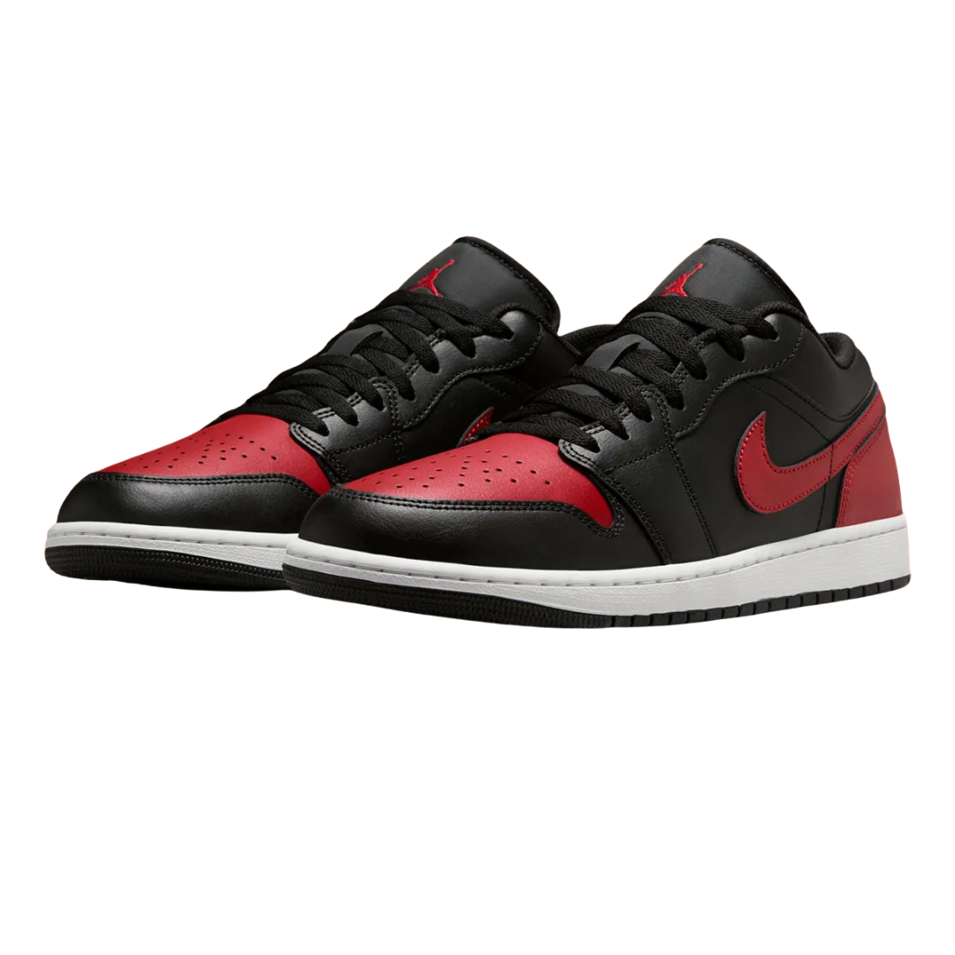 Nike Air Jordan 1 Low Black / Varsity Red - Missing Box Lid