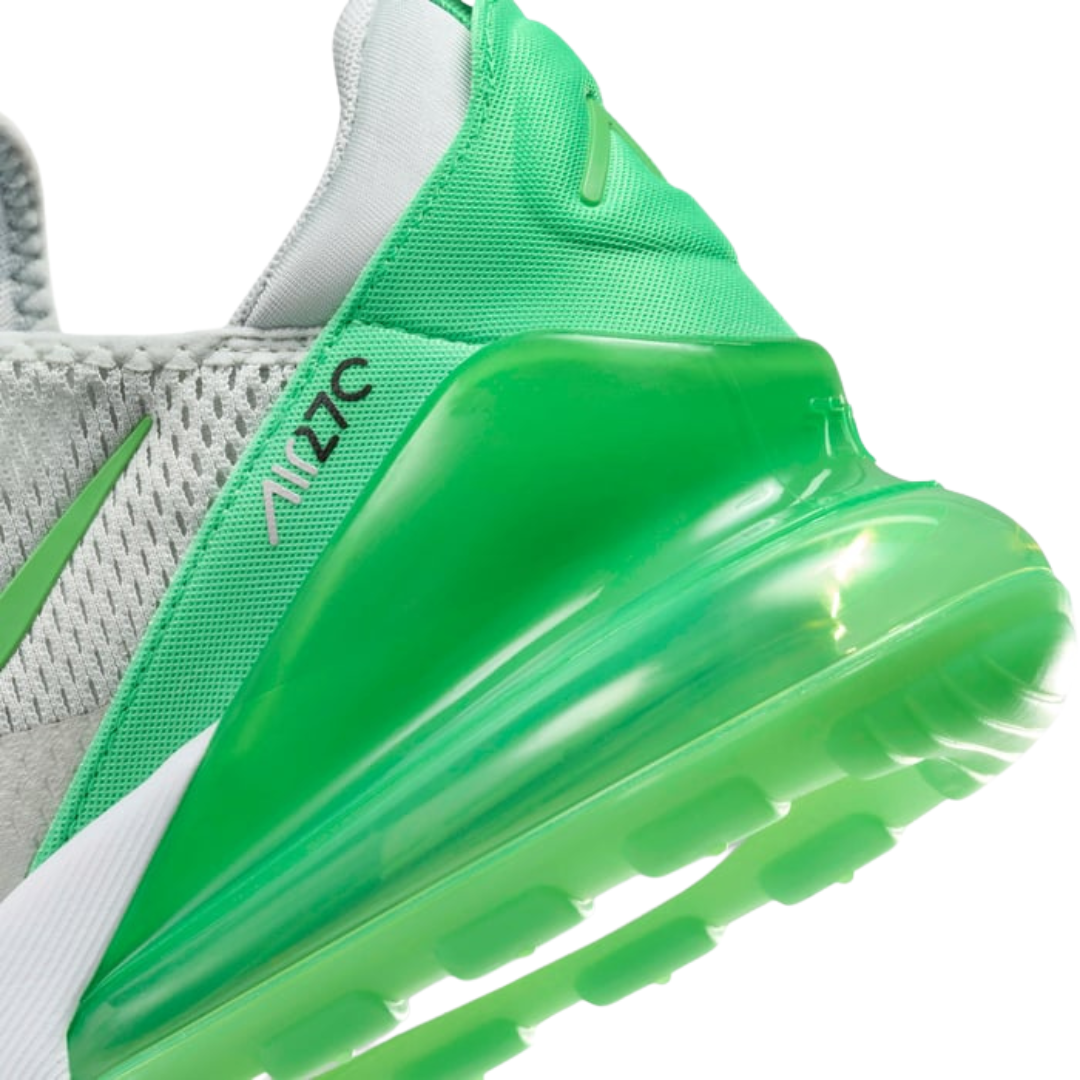 Nike Air Max 270 Grey / Green Shock - Missing Box Lid